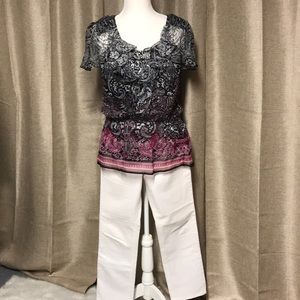 - White House Black Market blouse Sz S